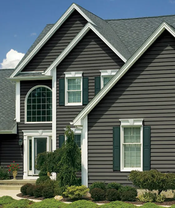 Siding work by Due North on a Minnesota home