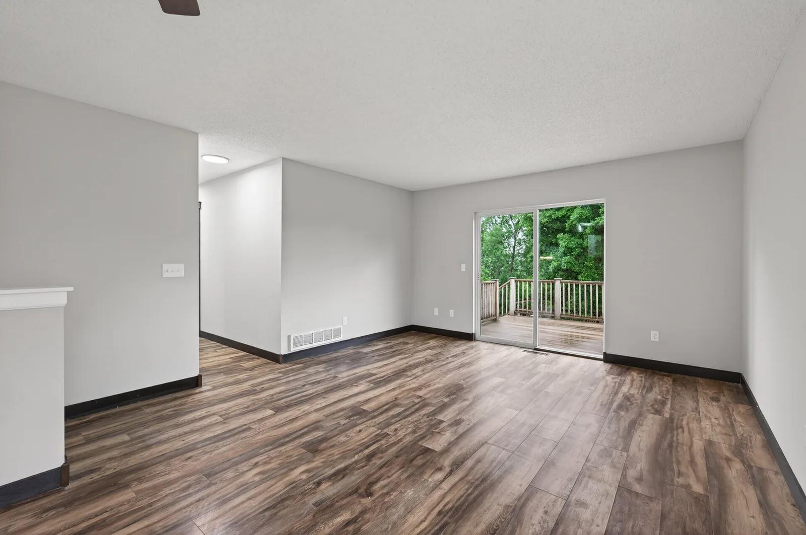 Luxury Vinyl Plank Flooring work by Due North on a Minnesota home