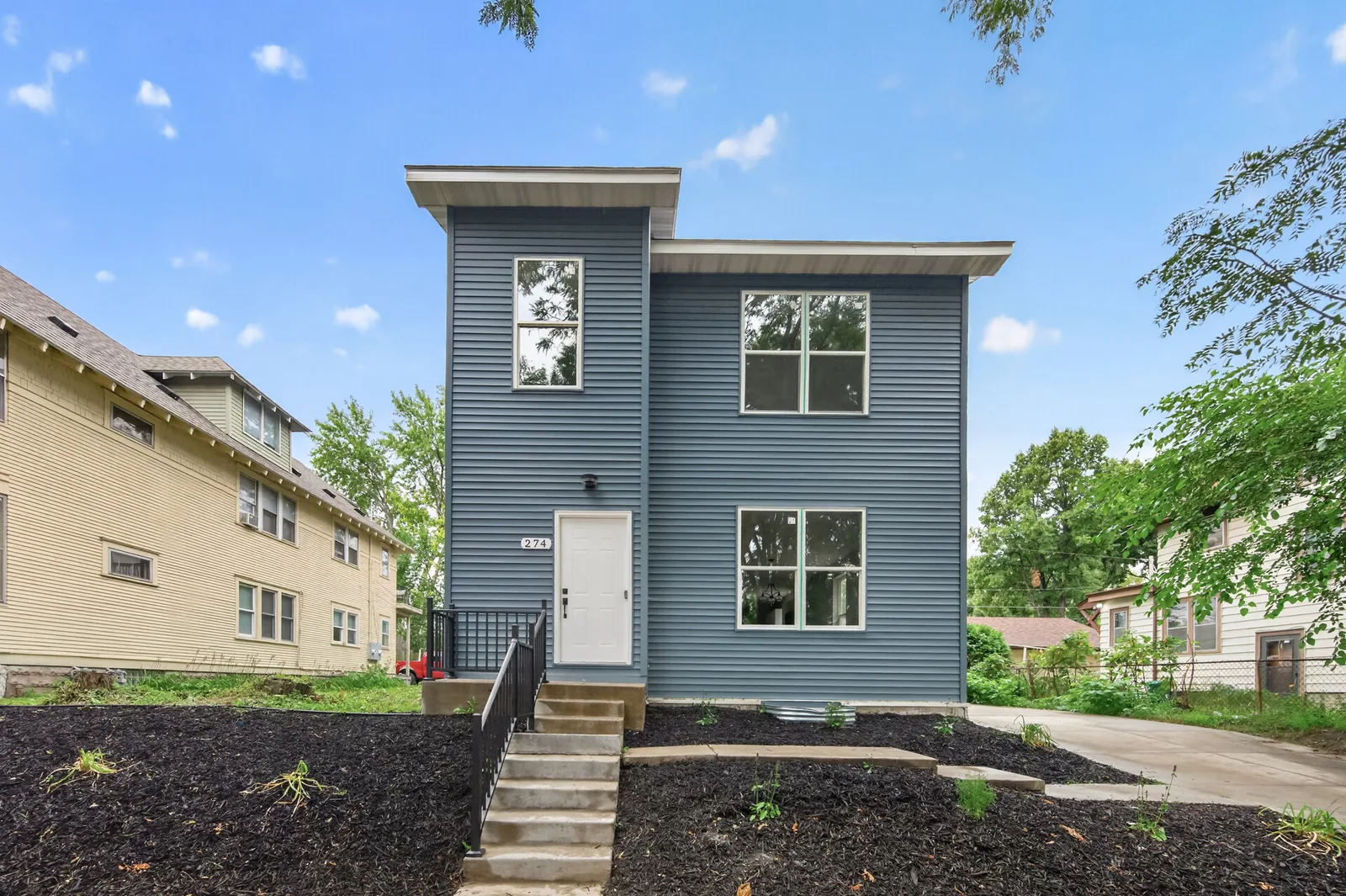 Siding on a Minnesota home