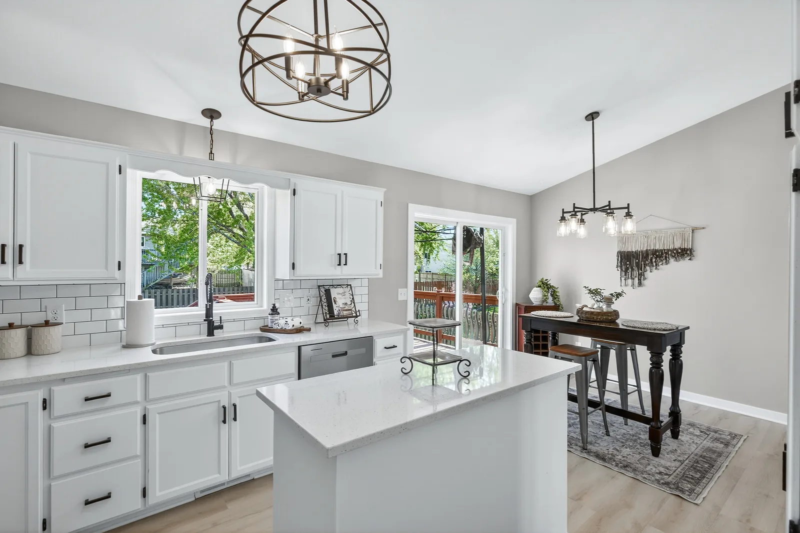 Tile Installation work by Due North on a Minnesota home