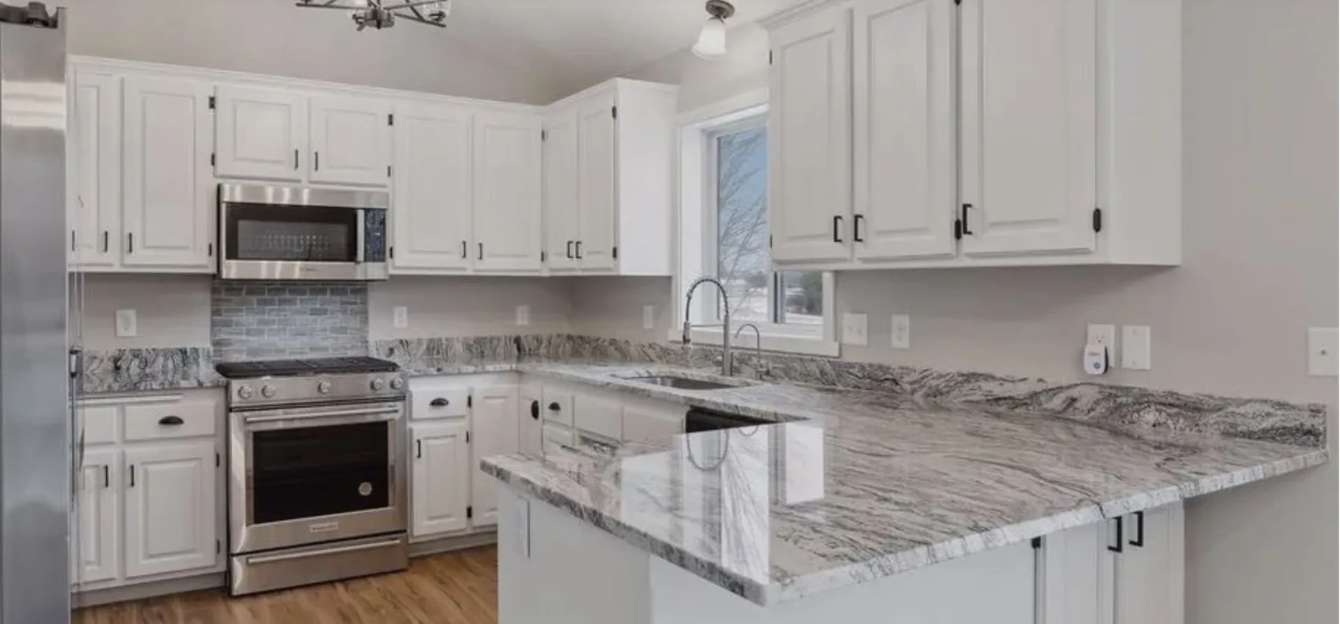 Tile Installation work by Due North on a Minnesota home